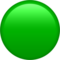 Green Circle emoji on Apple